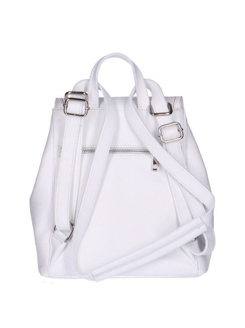Olasz bőr 0120 fehér női hátizsák