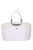 Karen 9079 bis fehér virágos rostbőr női kicsi kézitáska