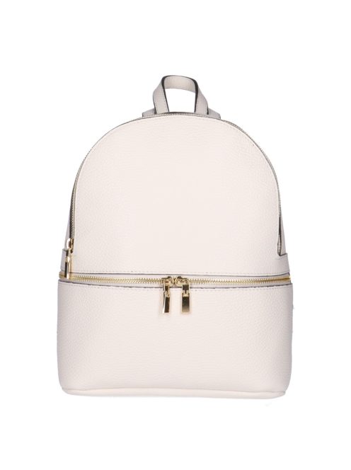 Olasz bőr 11500 bézs női hátizsák