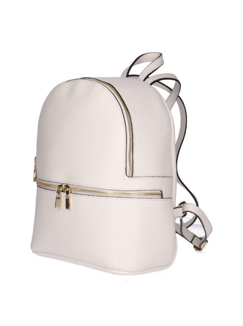 Olasz bőr 11500 bézs női hátizsák