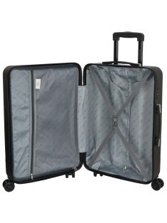 Beagles Marbella fekete 4 kerekű közepes bőrönd