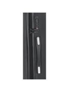 Beagles Marbella fekete 4 kerekű közepes bőrönd