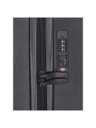 Beagles Marbella fekete 4 kerekű közepes bőrönd