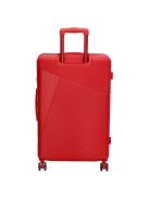 Beagles Marbella piros 4 kerekű nagy bőrönd