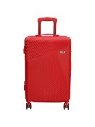 Beagles Marbella piros 4 kerekű közepes bőrönd