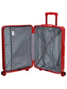 Beagles Marbella piros 4 kerekű közepes bőrönd