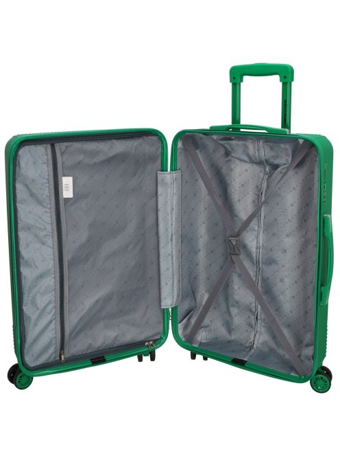 Beagles Marbella világoszöld 4 kerekű 3 részes bőrönd szett