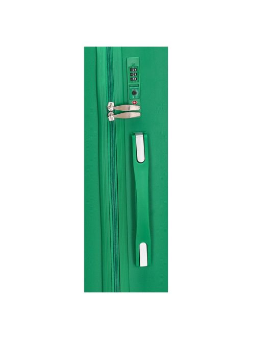 Beagles Marbella világoszöld 4 kerekű 3 részes bőrönd szett