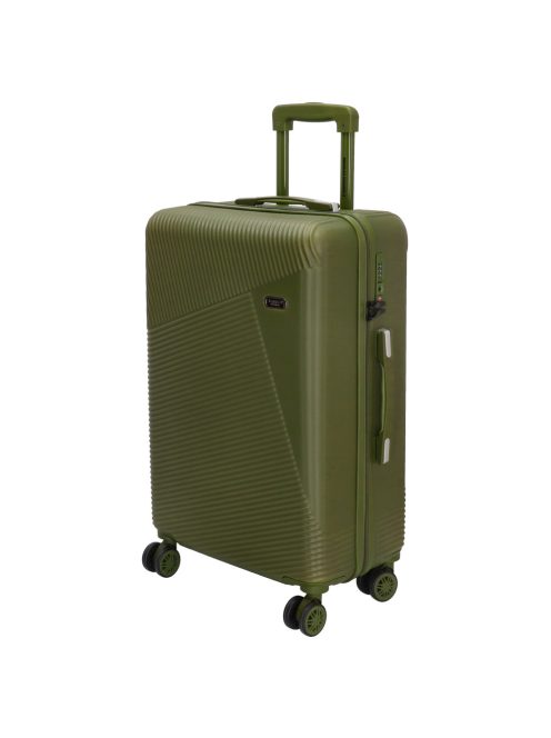 Beagles Marbella zöld 4 kerekű közepes bőrönd