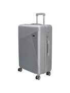 Beagles Marbella ezüst 4 kerekű nagy bőrönd