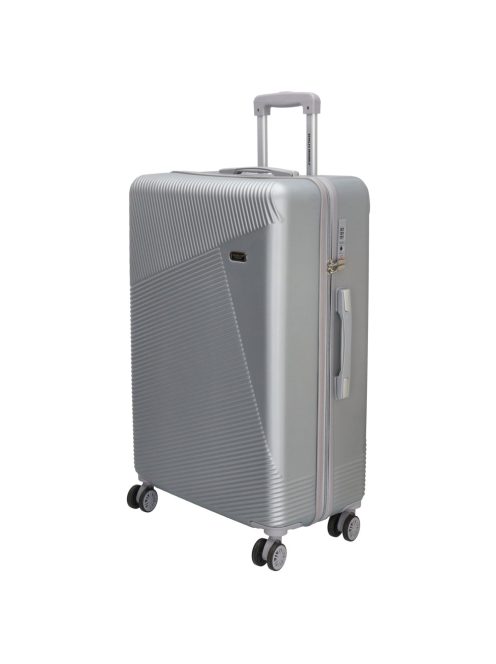 Beagles Marbella ezüst 4 kerekű nagy bőrönd