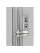 Beagles Marbella ezüst 4 kerekű nagy bőrönd