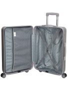 Beagles Marbella ezüst 4 kerekű közepes bőrönd