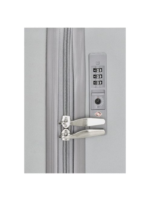 Beagles Marbella ezüst 4 kerekű kabinbőrönd