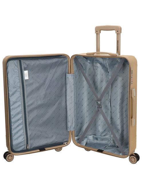 Beagles Marbella pezsgő 4 kerekű 3 részes bőrönd szett