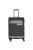 TRAVELITE Viia M antrazit 4 kerekű bővíthető közepes bőrönd 