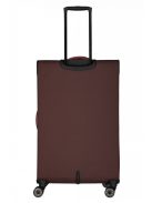 TRAVELITE Viia L rozé 4 kerekű bővíthető nagy bőrönd 