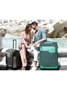 TRAVELITE Viia L rozé 4 kerekű bővíthető nagy bőrönd 