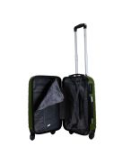 Leonardo Da Vinci Modena zöld 4 kerekű kabinbőrönd