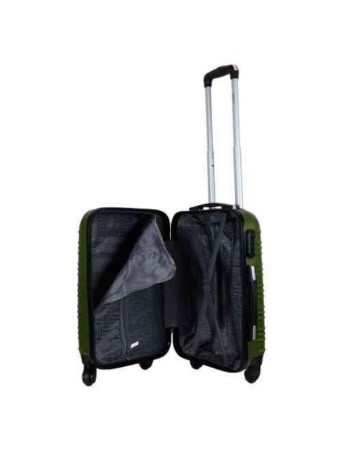 Leonardo Da Vinci Modena zöld 4 kerekű kabinbőrönd