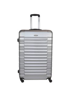 Leonardo Da Vinci Modena ezüst 4 kerekű óriás bőrönd