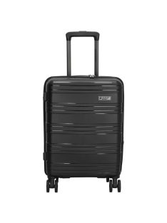 Beagles Valencia fekete 4 kerekű bővíthető kabinbőrönd