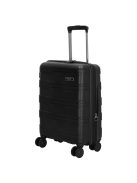 Beagles Valencia fekete 4 kerekű bővíthető kabinbőrönd