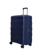 Beagles Valencia kék 4 kerekű bővíthető nagy bőrönd