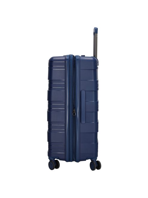 Beagles Valencia kék 4 kerekű bővíthető nagy bőrönd