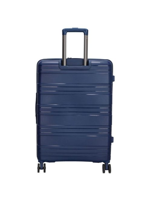 Beagles Valencia kék 4 kerekű bővíthető nagy bőrönd