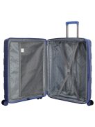 Beagles Valencia lila 4 kerekű bővíthető nagy bőrönd