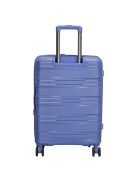 Beagles Valencia lila 4 kerekű bővíthető közepes bőrönd