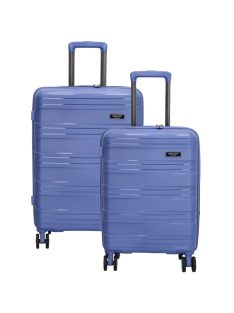 Beagles Valencia lila 4 kerekű 2 részes bőrönd szett