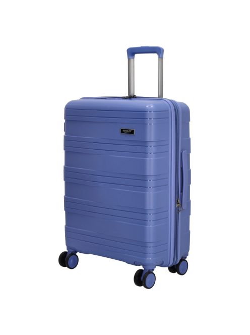 Beagles Valencia lila 4 kerekű 2 részes bőrönd szett