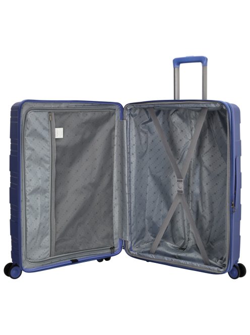 Beagles Valencia lila 4 kerekű 3 részes bőrönd szett