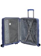 Beagles Valencia lila 4 kerekű 3 részes bőrönd szett