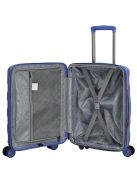 Beagles Valencia lila 4 kerekű 3 részes bőrönd szett