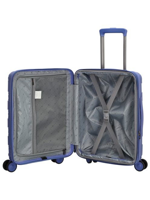 Beagles Valencia lila 4 kerekű 3 részes bőrönd szett