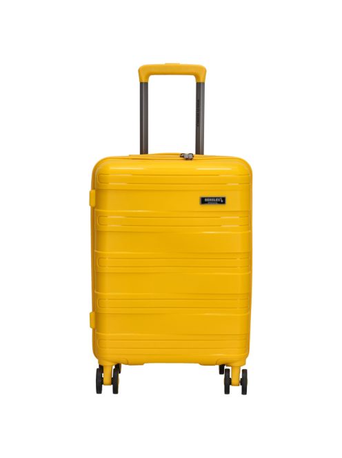 Beagles Valencia sárga 4 kerekű bővíthető kabinbőrönd