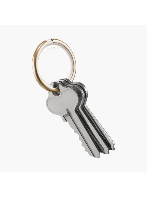 Intelligens kulcstartó karika Orbitkey Ring gold