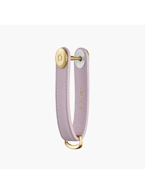 Kulcstartó Orbitkey KEY ORGANISER Saffiano Leather lilac bőr