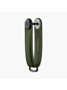 Kulcstartó Orbitkey KEY ORGANISER Saffiano Leather olive bőr