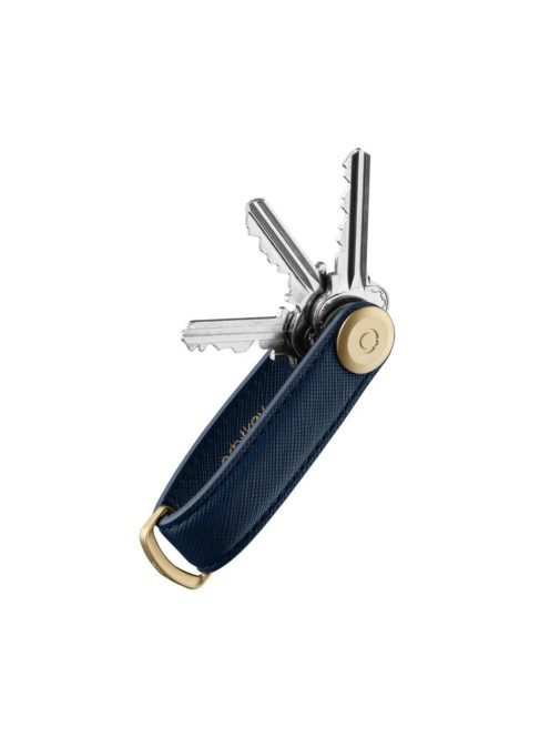 Kulcstartó Orbitkey KEY ORGANISER Saffiano Leather oxfort navy bőr