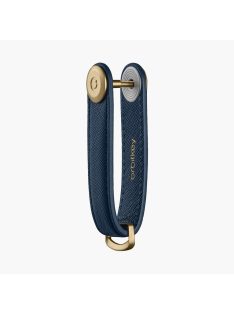 Kulcstartó Orbitkey KEY ORGANISER Saffiano Leather oxfort navy bőr