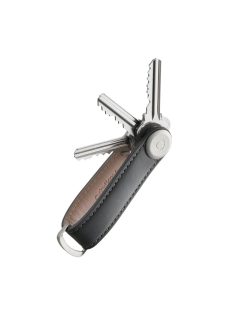 Kulcstartó Orbitkey 2.0 charcoal/grey bőr