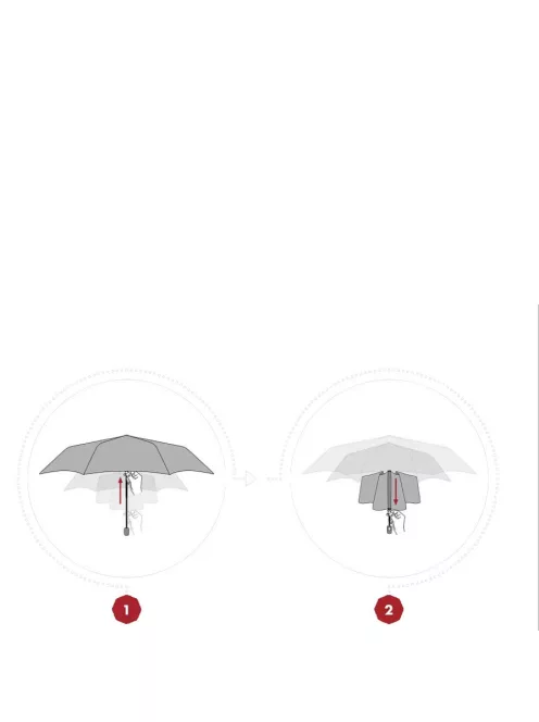 Derby Mini trend uni bordó esernyő