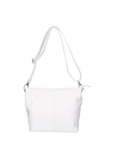 Olasz bőr 0002 fehér női válltáska