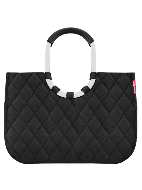 Reisenthel OR7059 Loopshopper L rhombus black női bevásárlótáska