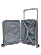 Beagles Style ezüst 4 kerekű kabinbőrönd