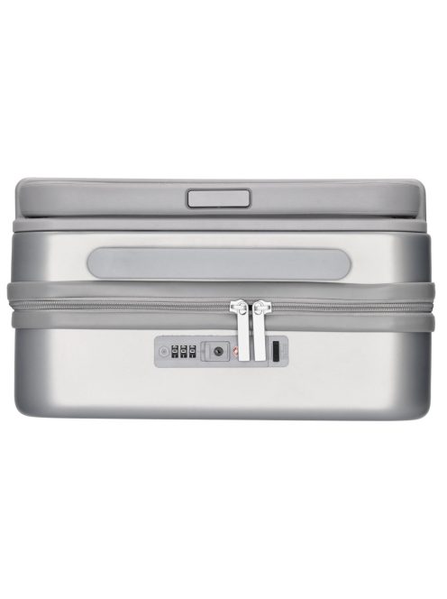 Beagles Style ezüst 4 kerekű kabinbőrönd